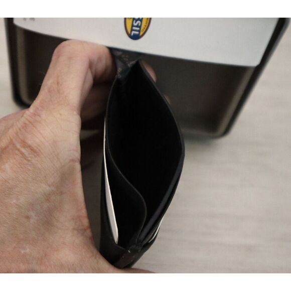 Fossil ML3562001 Men's Black Leather Ultra-Sleek Ingram Credit Card/ID Holder - Picture 3 of 6